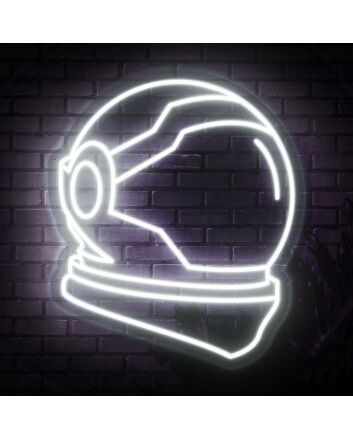Astronaut Helmet Neon Sign