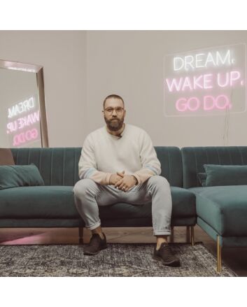 Dream Wake Up Go Do Neon Sign