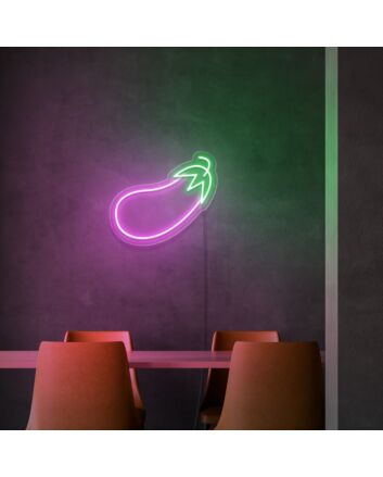 Eggplant Neon Sign