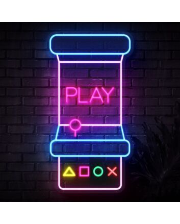 Game Machine Neon Sign