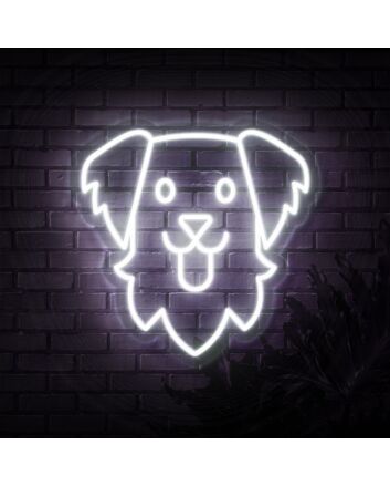 Golden Retriever Neon Sign