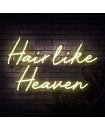Hair Like Heaven Neon Sign