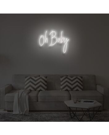 OH BABY&quot; LED Neon Sign