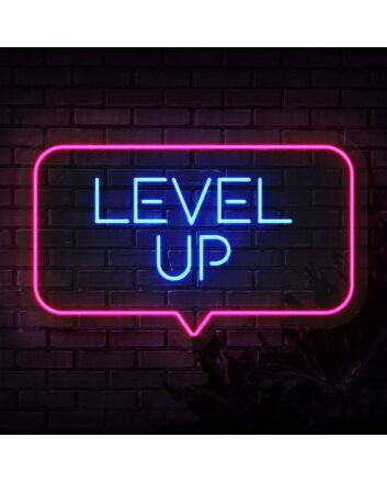 Level Up Neon Sign