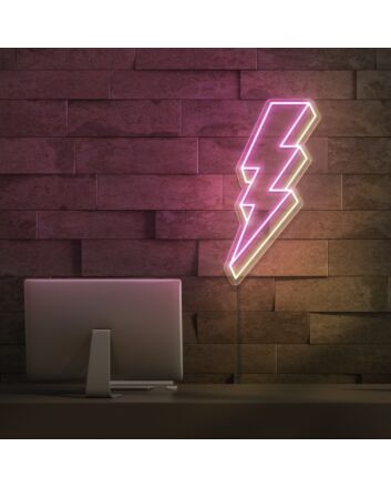 Lightning Bolt Neon Sign