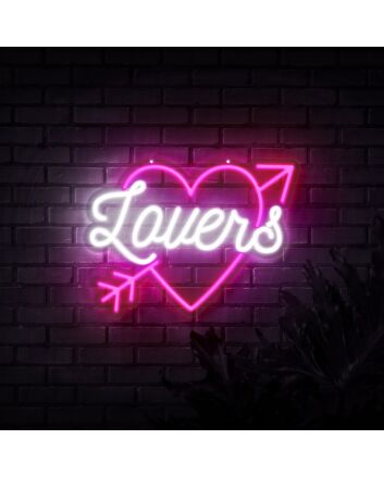 Lovers In Heart Neon Sign