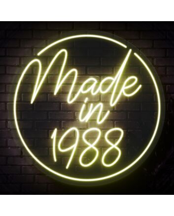 Made In Neon Sign