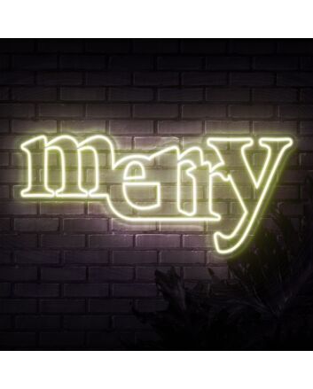 Merry Neon Sign