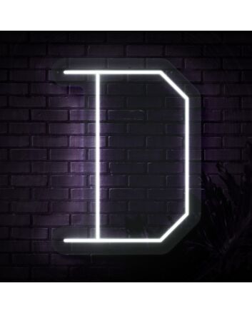Personalized Initial Letter D Neon Sign