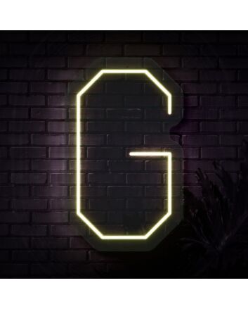 Personalized Initial Letter G Neon Sign MNC41526