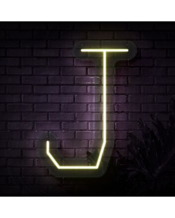 Personalized Initial Letter J Neon Sign MNC41529