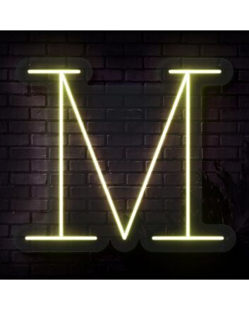 Personalized Initial Letter M Neon Sign MNC41532