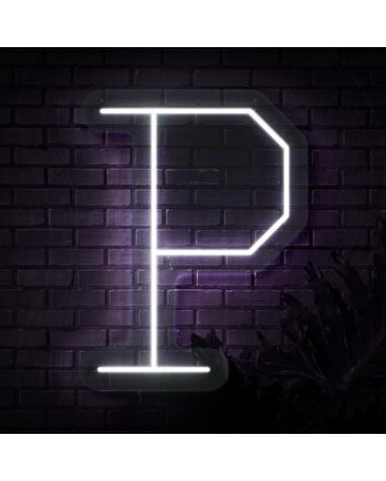 Personalized Initial Letter P Neon Sign MNC41535