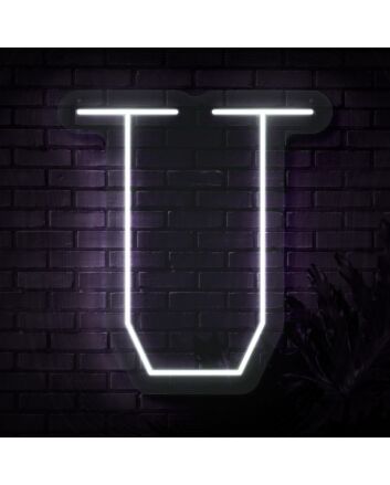 Personalized Initial Letter U Neon Sign MNC41540