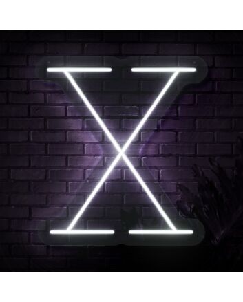 Personalized Initial Letter X Neon Sign MNC41543