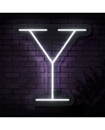 Personalized Initial Letter Y Neon Sign