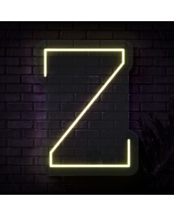 Personalized Initial Letter Z Neon Sign