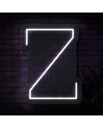 Personalized Initial Letter Z Neon Sign