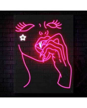 Vampire Girl Neon Sign