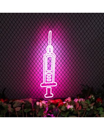 Syringe Neon Sign