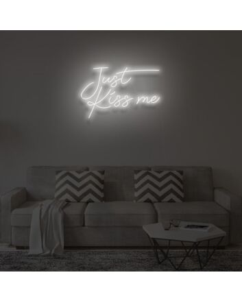 Embrace Romance with &#039;Just Kiss Me&#039; Neon Sign