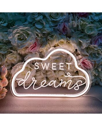 Cloud Sweet Dreams Neon Sign
