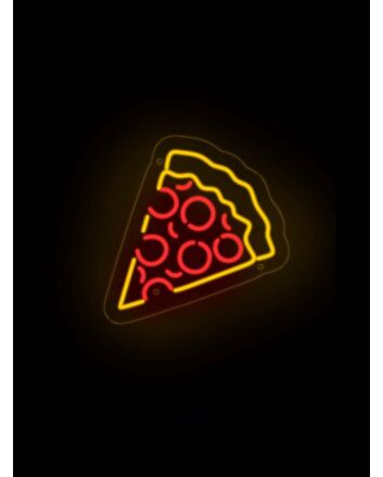 Pizza For Kitchen Fast Food Neon Sign