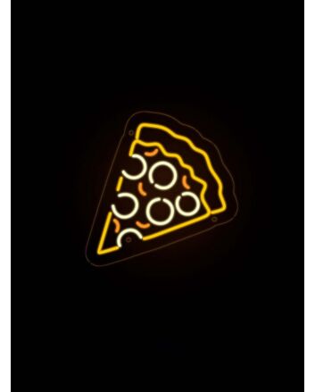 Pizza For Kitchen Fast Food Neon Sign