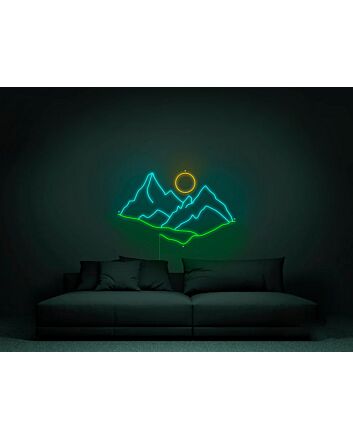 Mountain V2 Neon Sign