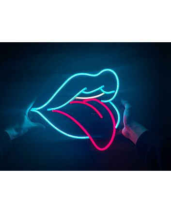 Lips Tongue Lick Neon Sign