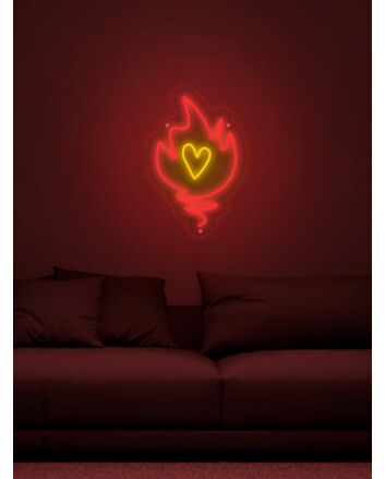 Fire Love Neon Sign