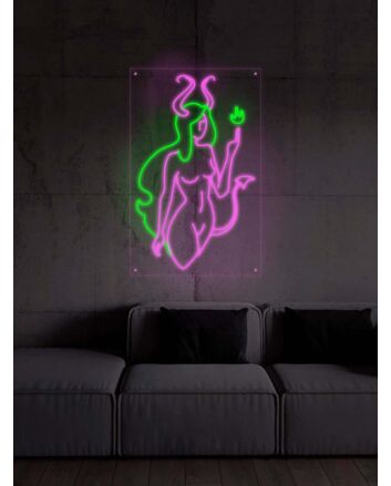 Demon Sexy Girl Neon Sign