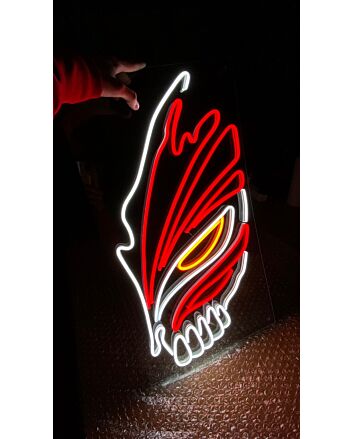 Demon Mask Anime Neon Sign