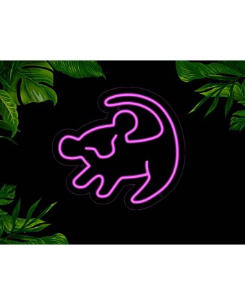 Cartoon Cat Neon Sign