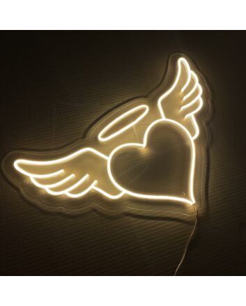 Angel Heart Neon Sign