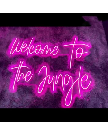 Welcome To The Jungle Neon Sign