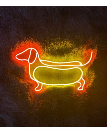 Sausage dog Dachshund Neon Sign