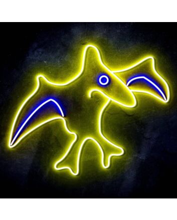 Pterodactyl Dinosaur Neon Sign