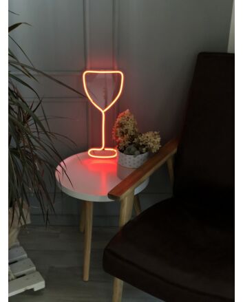 Wine Glass &#8211; Led Neon Sign