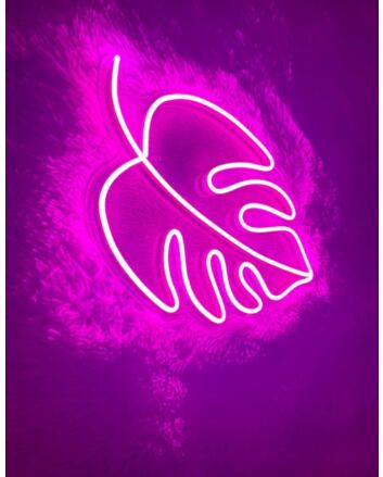 Monstera Leaf V1 Neon Sign