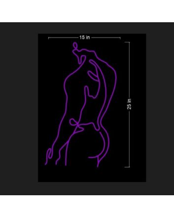 Man Body Neon Sign