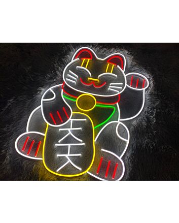Lucky Cat V2 Neon Sign MNC42028