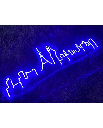 Las Vegas Skyline Neon Sign