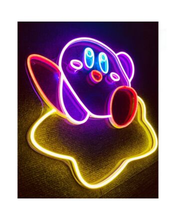 Kirby Star Neon Sign