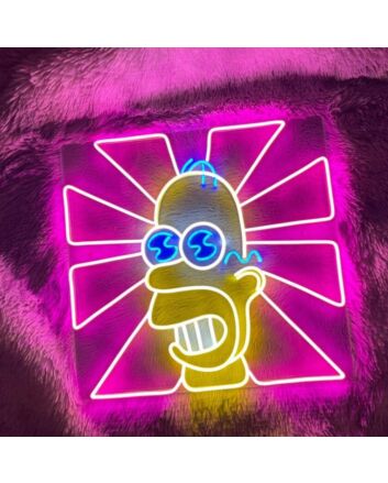 Homer Simpson Neon Sign