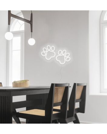 Dog Paw Neon Sign