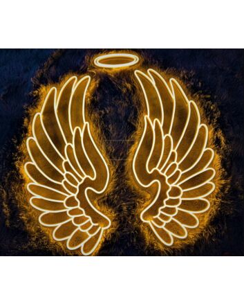 Angel Wings Party Neon Sign