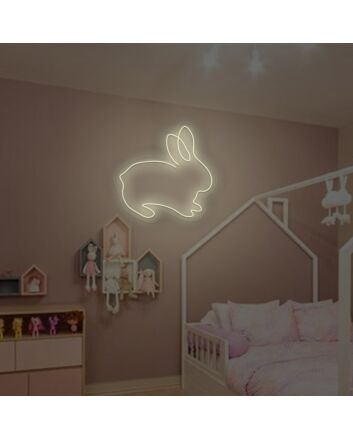 A Little Cute Rabbit Neon Sign