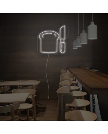 Bread And Butter Knife Neon Sign