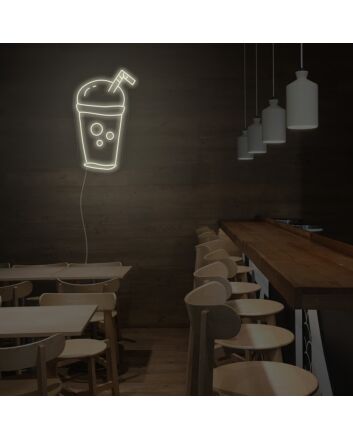 Bubble Milktea Drinks Neon Sign